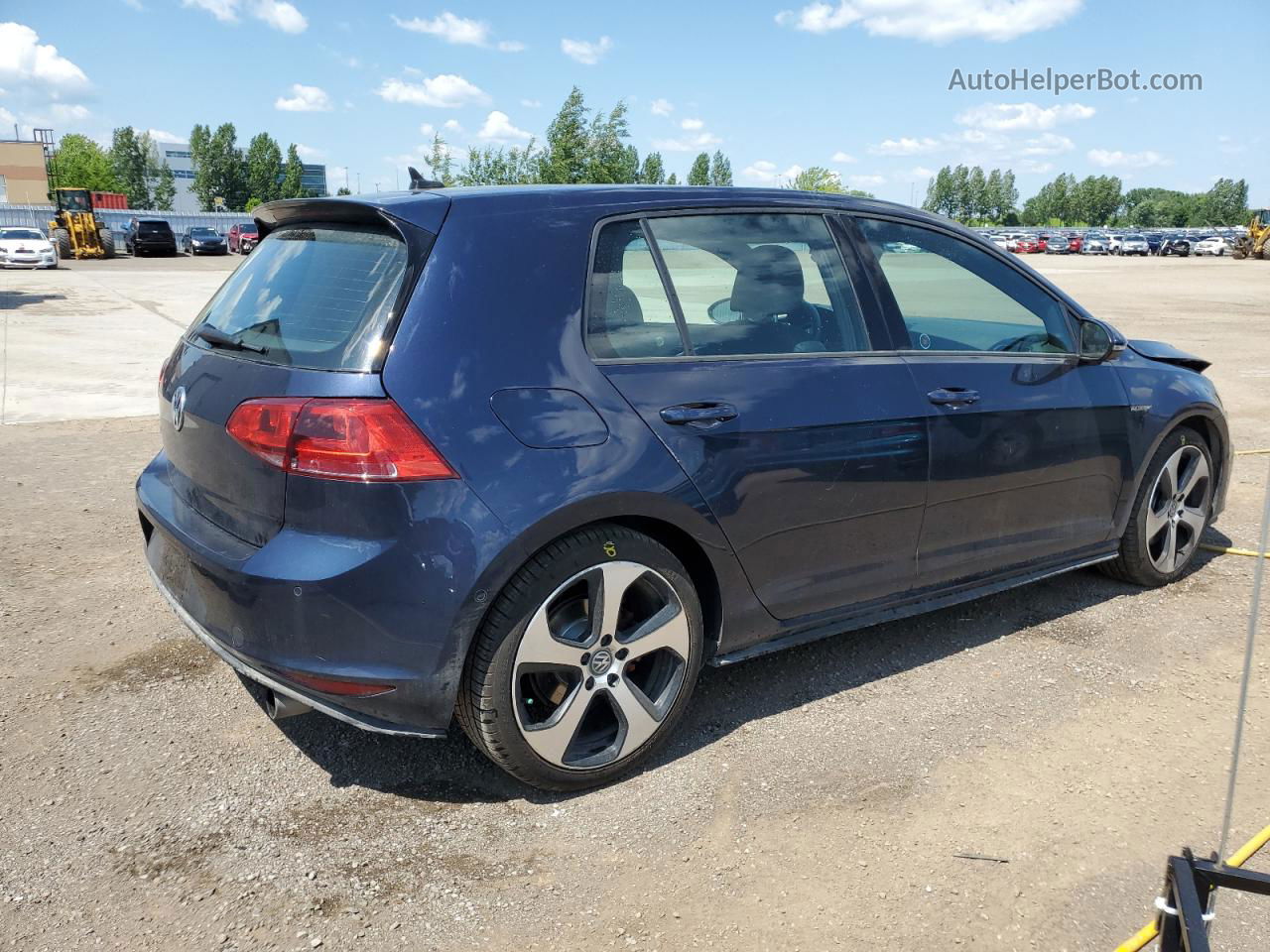 2017 Volkswagen Gti S Blue vin: 3VW4T7AU9HM052039