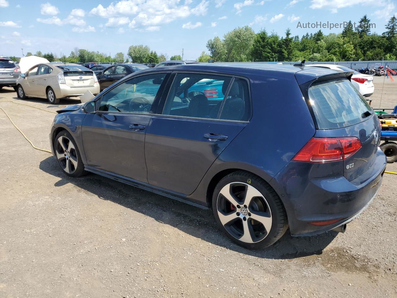 2017 Volkswagen Gti S Blue vin: 3VW4T7AU9HM052039