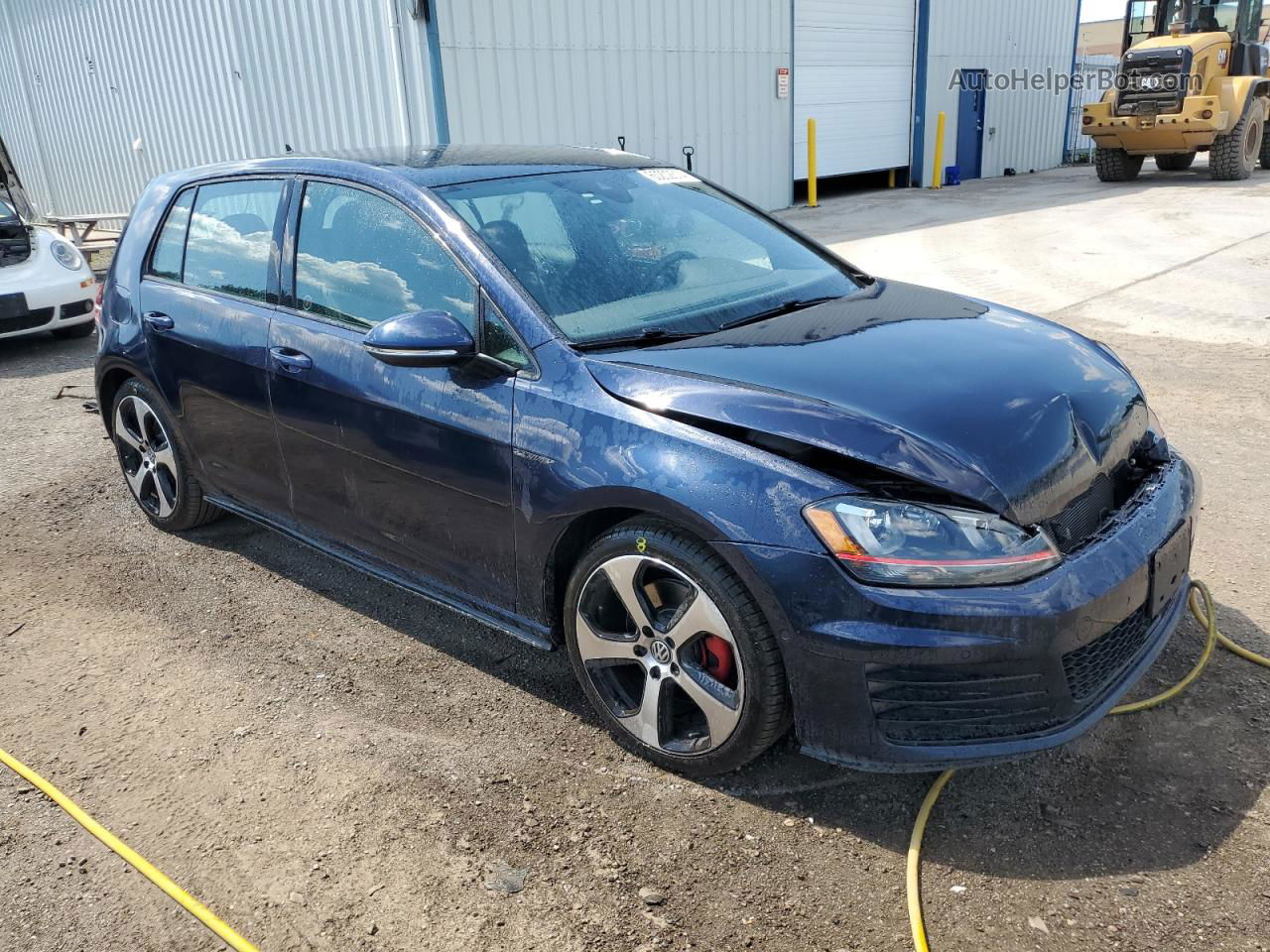 2017 Volkswagen Gti S Blue vin: 3VW4T7AU9HM052039