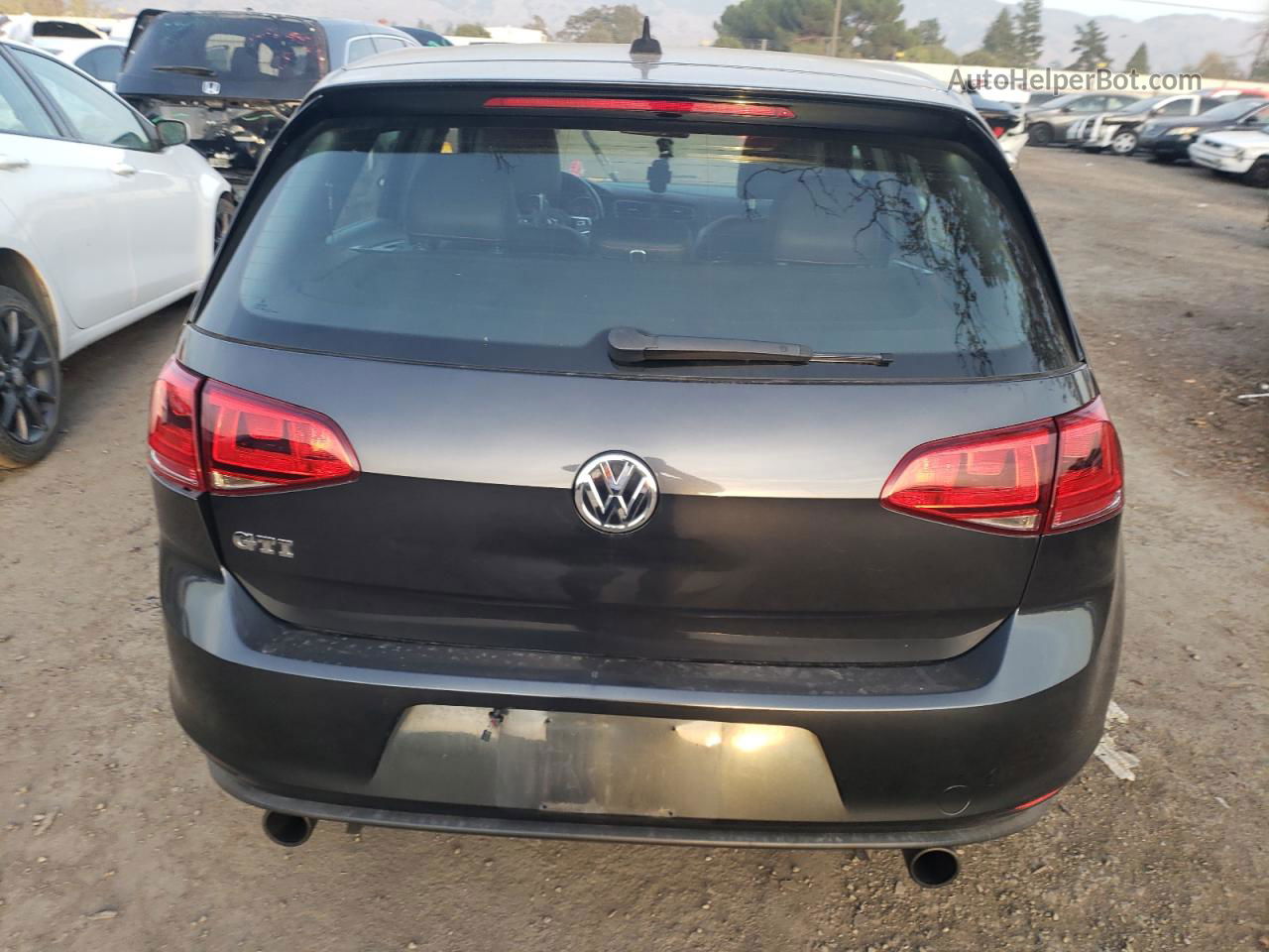 2015 Volkswagen Gti  Gray vin: 3VW4T7AUXFM005308