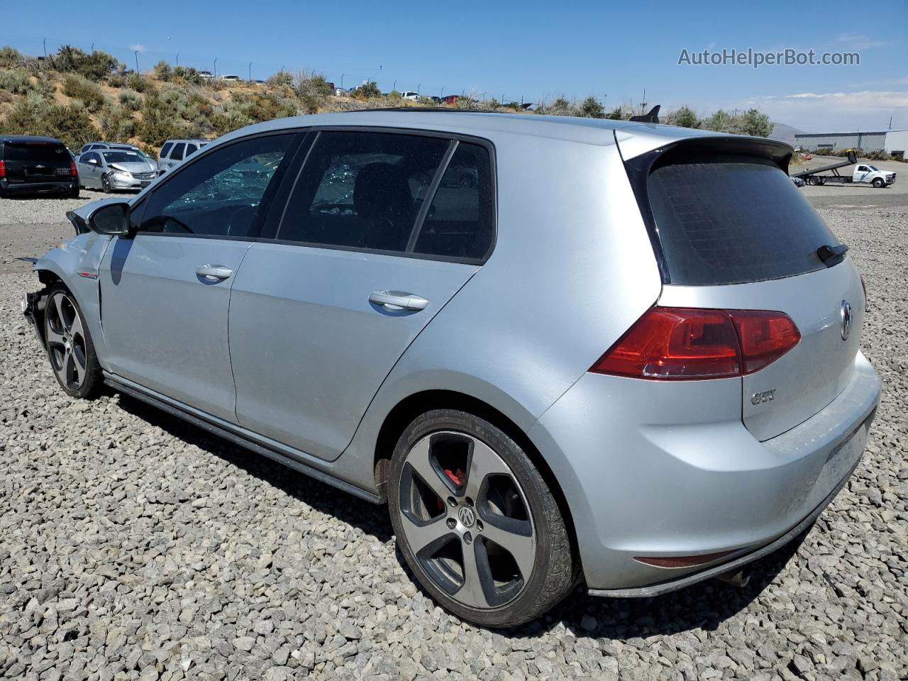 2015 Volkswagen Gti  Silver vin: 3VW4T7AUXFM014140