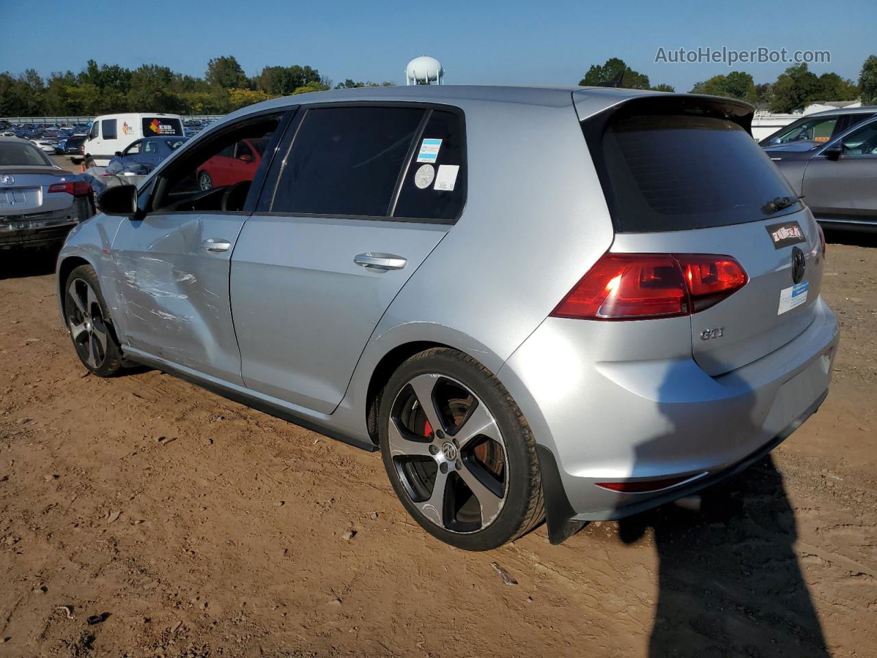 2015 Volkswagen Gti  Серебряный vin: 3VW4T7AUXFM029804