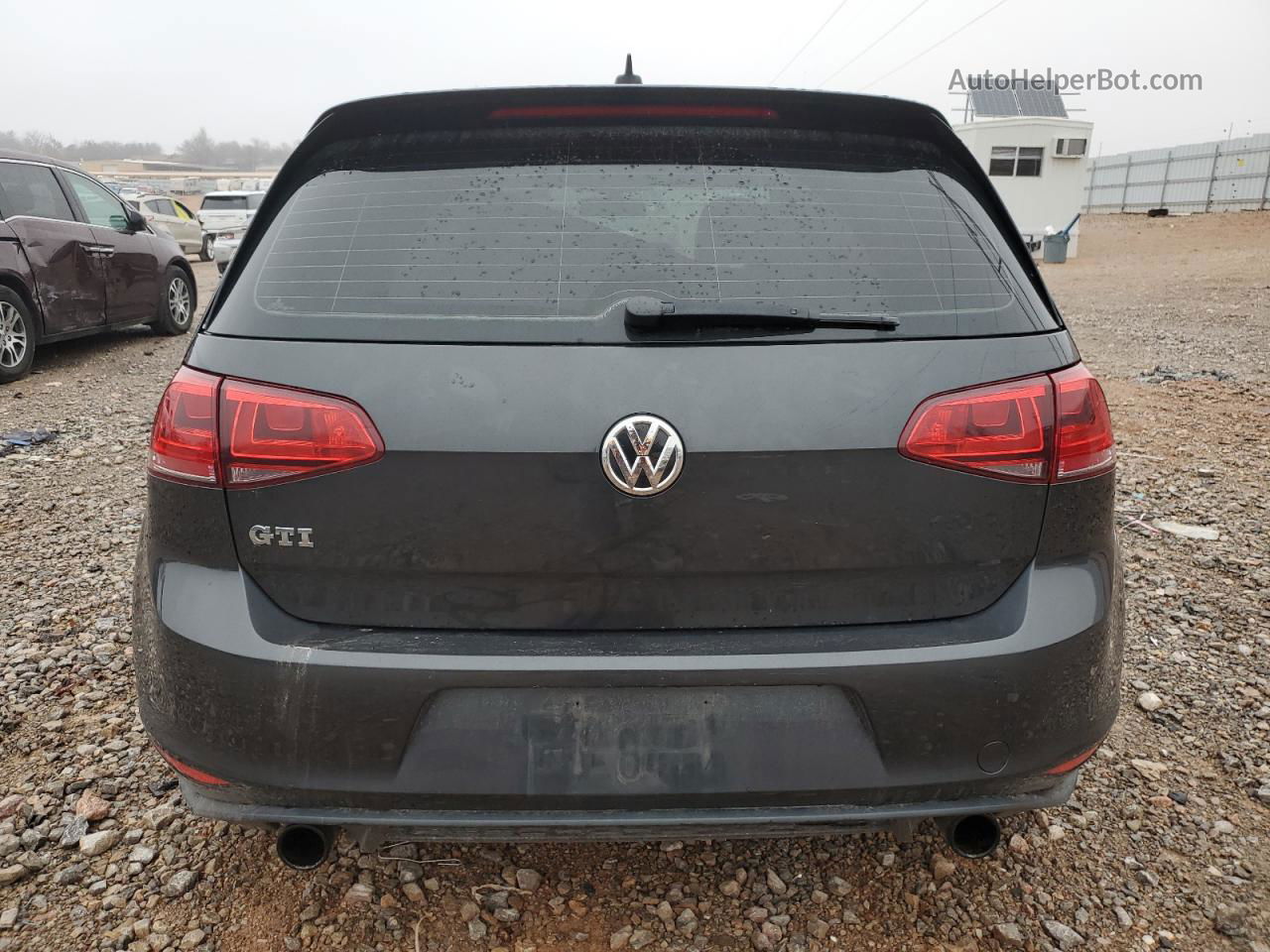 2015 Volkswagen Gti  Угольный vin: 3VW4T7AUXFM057036