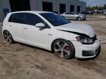 2015 Volkswagen Gti  White vin: 3VW4T7AUXFM063712