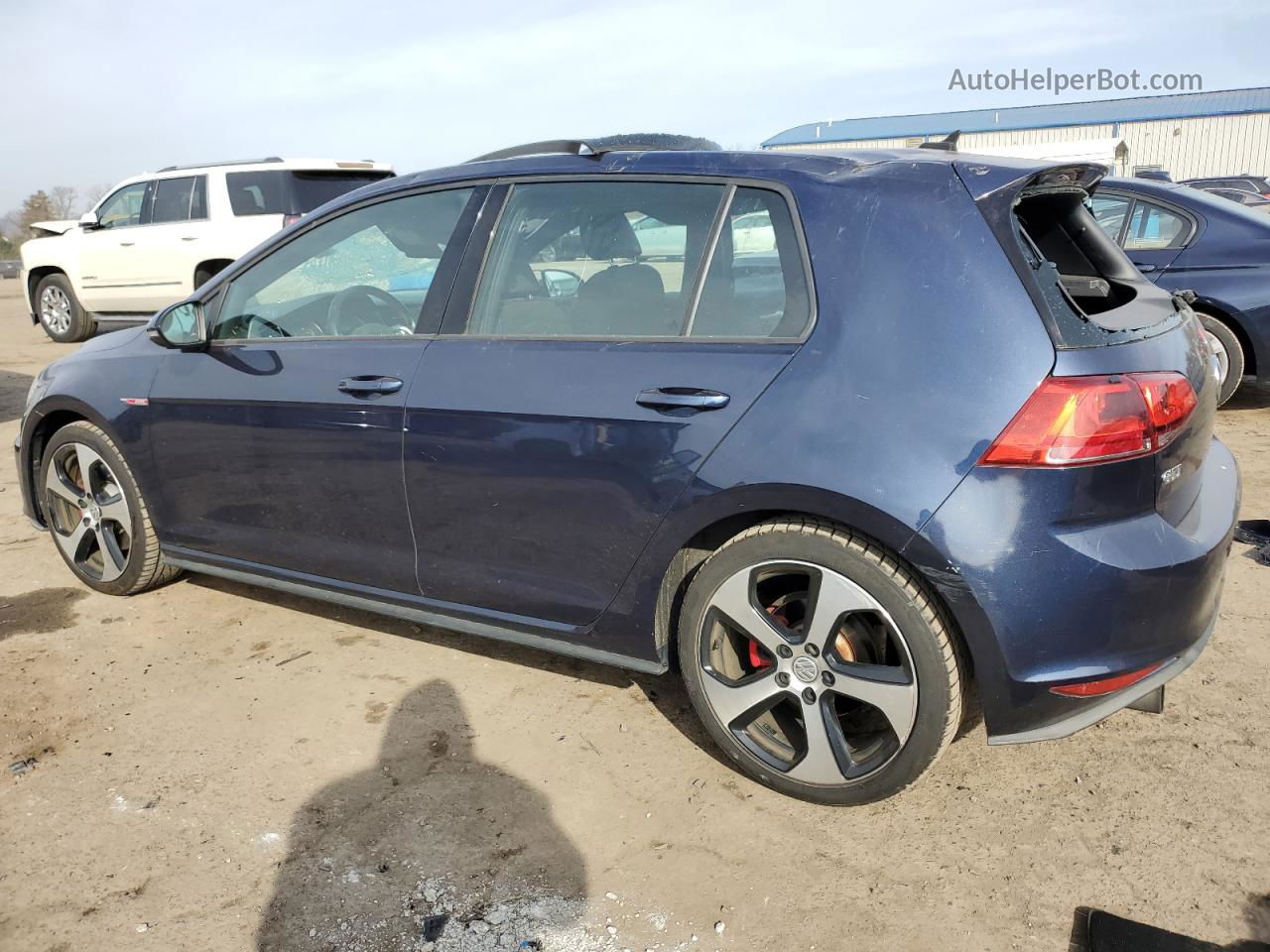 2016 Volkswagen Gti S/se Синий vin: 3VW4T7AUXGM005763