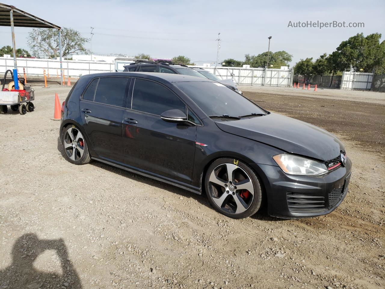 2016 Volkswagen Gti S/se Charcoal vin: 3VW4T7AUXGM022790