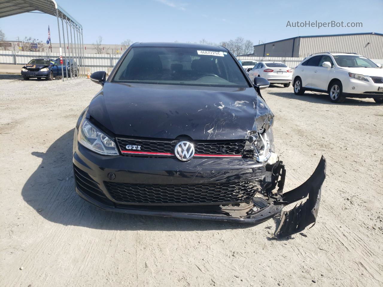 2016 Volkswagen Gti S/se Black vin: 3VW4T7AUXGM026340