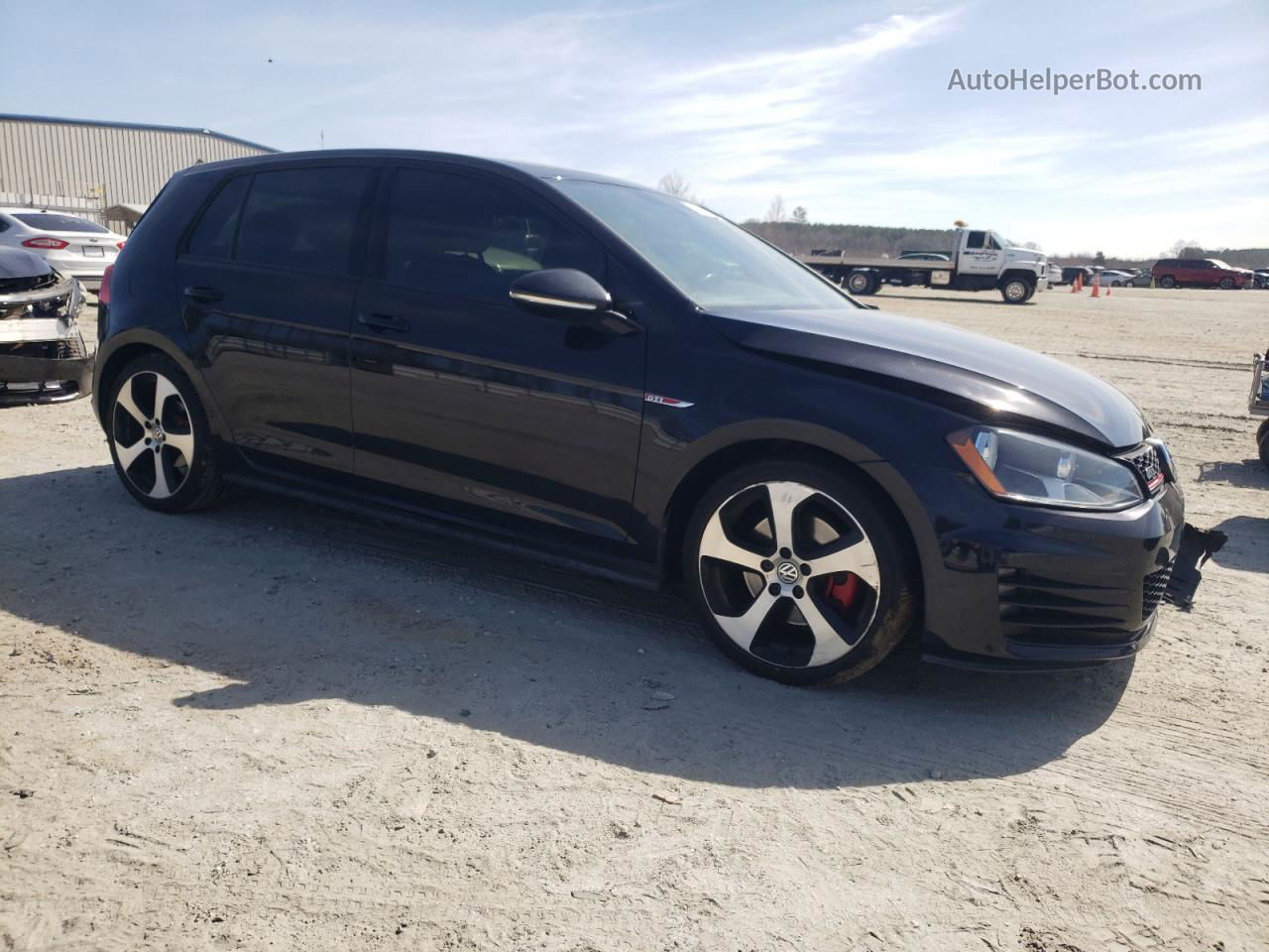 2016 Volkswagen Gti S/se Black vin: 3VW4T7AUXGM026340