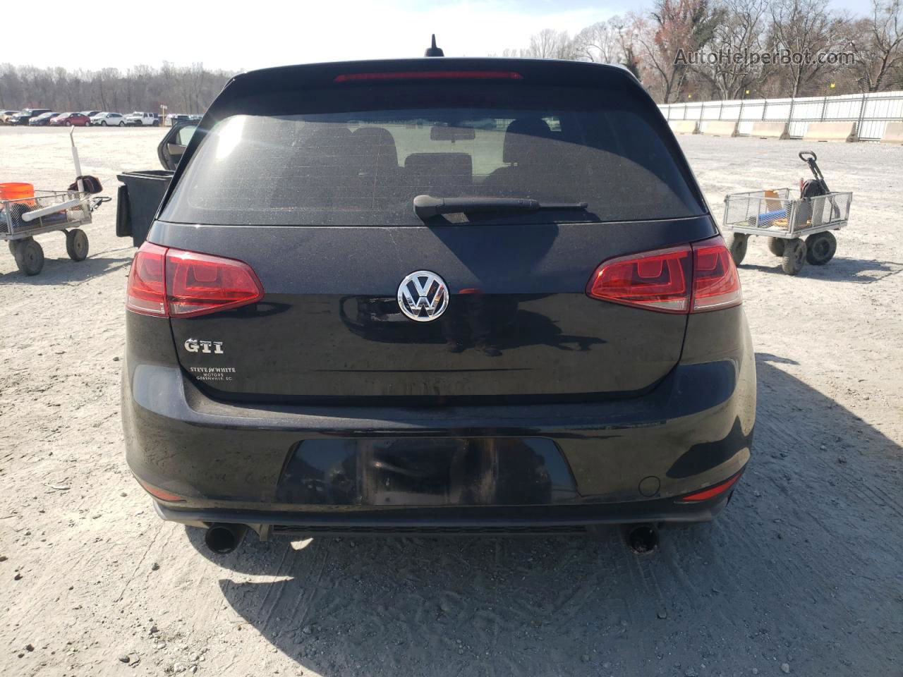 2016 Volkswagen Gti S/se Black vin: 3VW4T7AUXGM026340