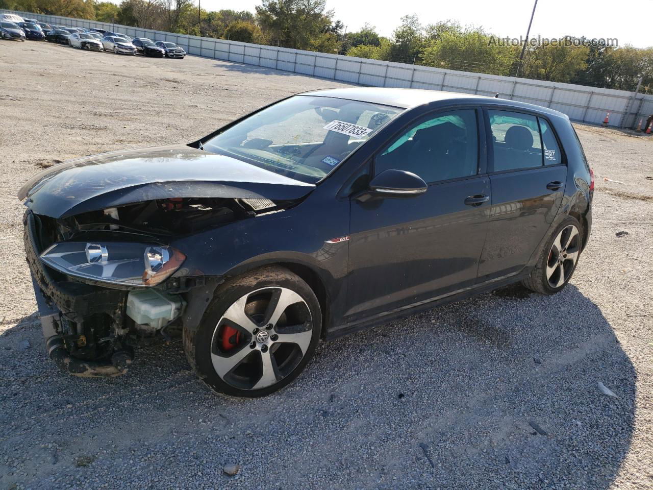 2016 Volkswagen Gti S/se Черный vin: 3VW4T7AUXGM055773