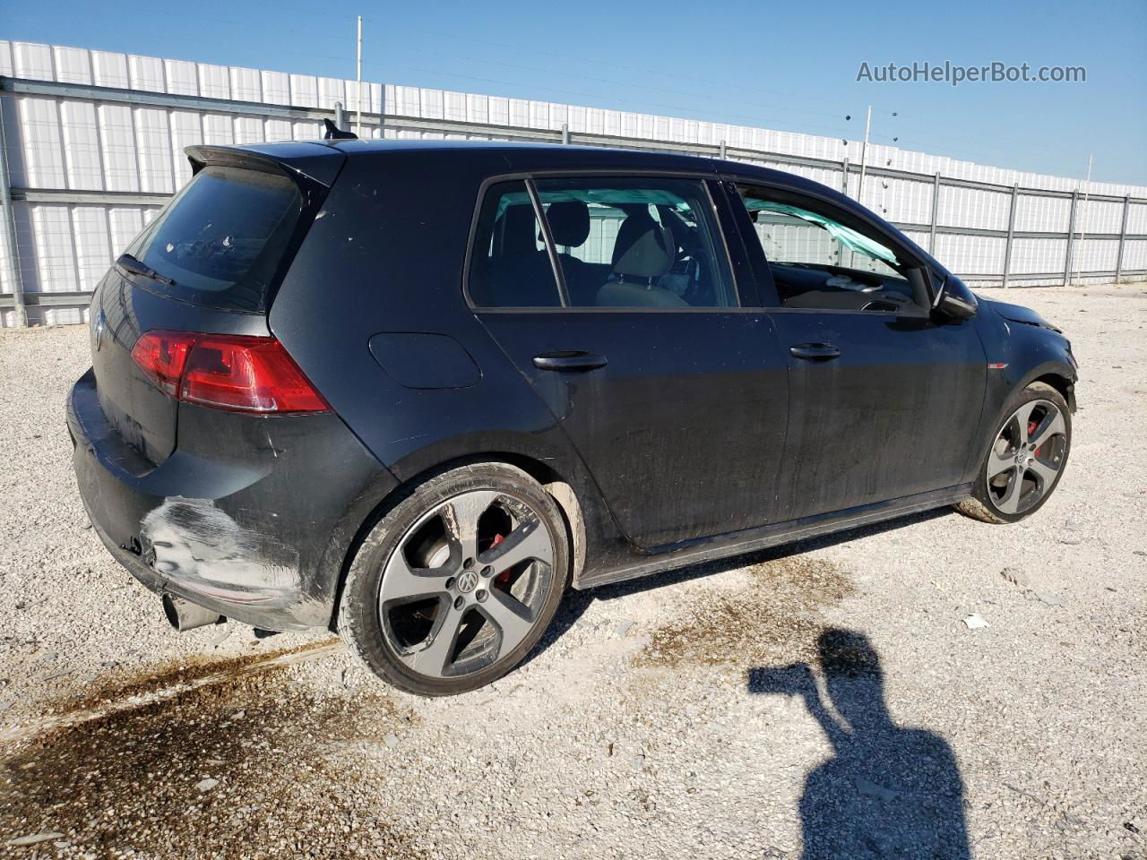 2016 Volkswagen Gti S/se Черный vin: 3VW4T7AUXGM055773