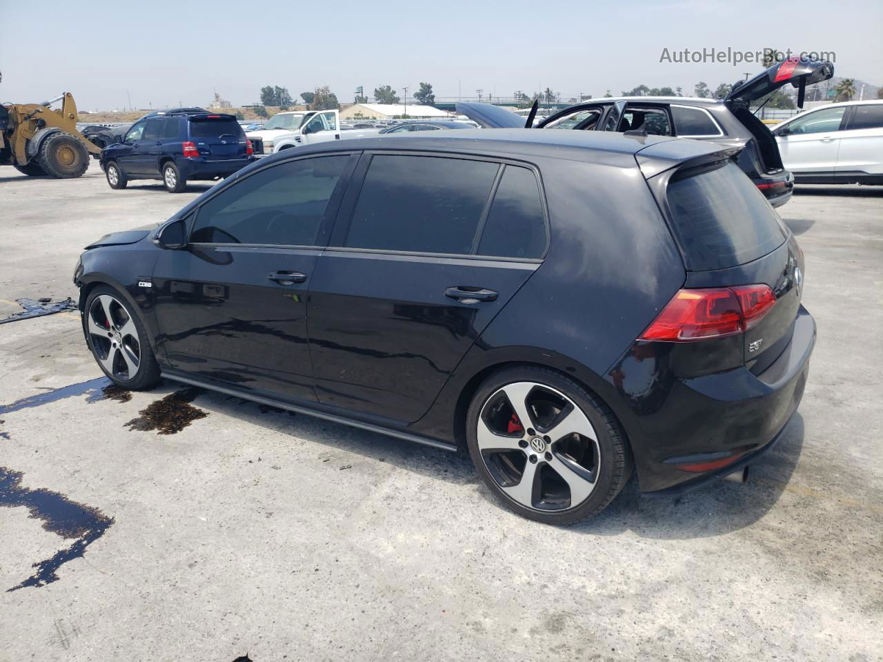 2016 Volkswagen Gti S/se Black vin: 3VW4T7AUXGM061508