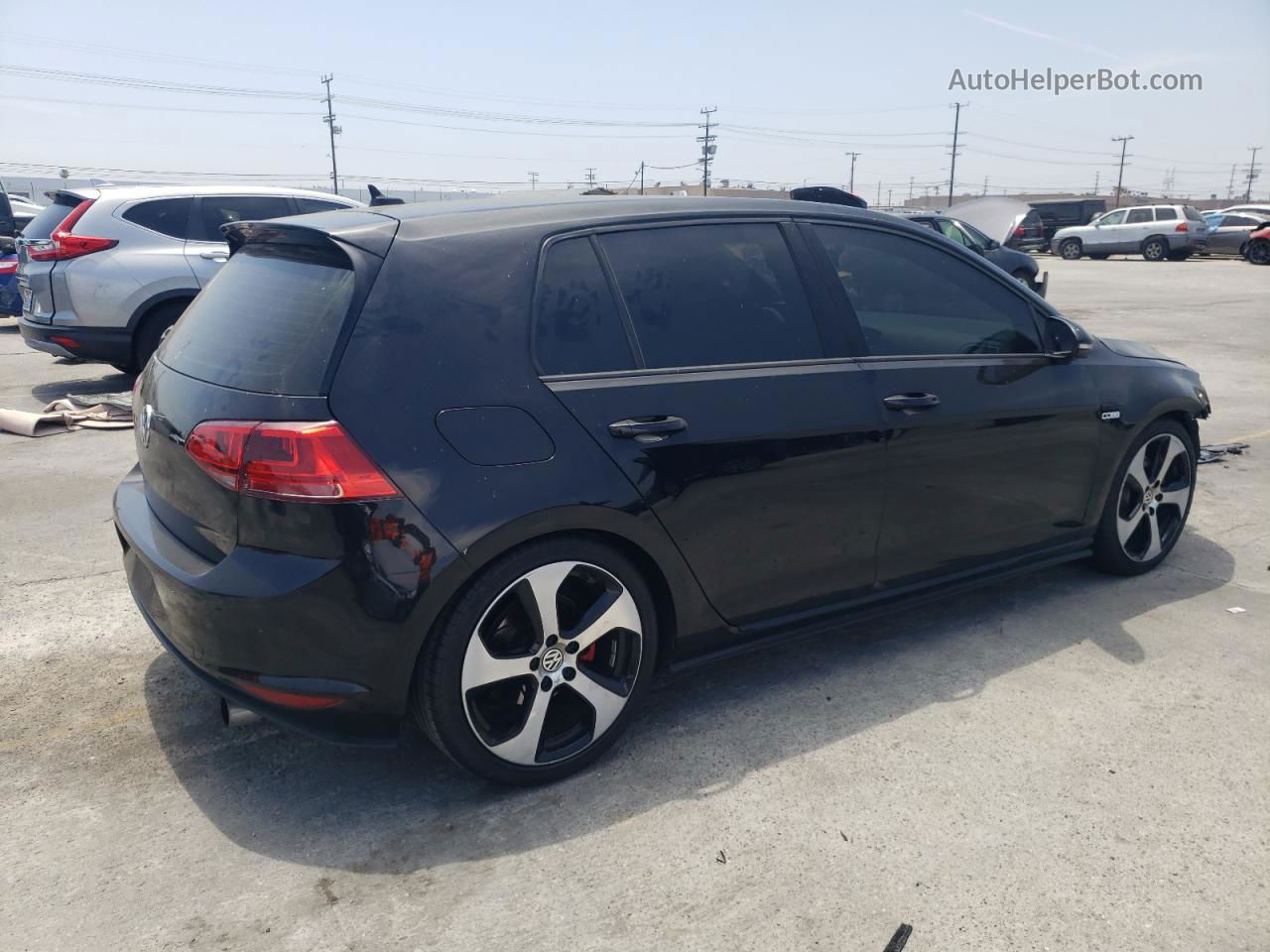 2016 Volkswagen Gti S/se Black vin: 3VW4T7AUXGM061508