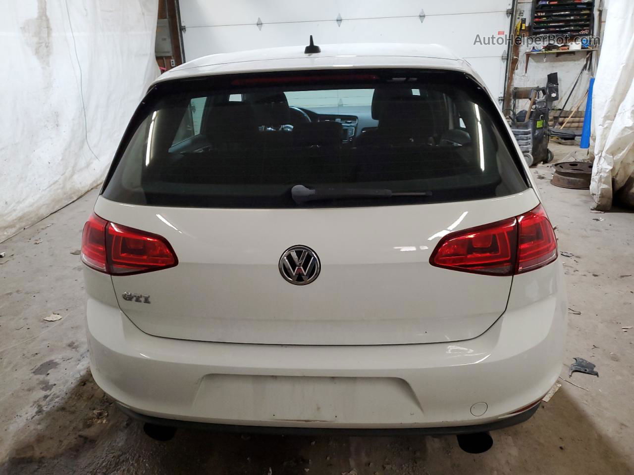 2016 Volkswagen Gti S/se White vin: 3VW4T7AUXGM068667