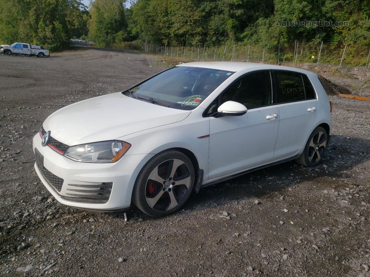 2016 Volkswagen Gti S/se White vin: 3VW4T7AUXGM068751