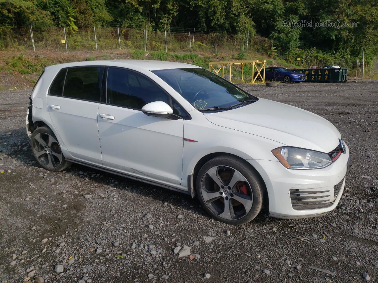 2016 Volkswagen Gti S/se White vin: 3VW4T7AUXGM068751