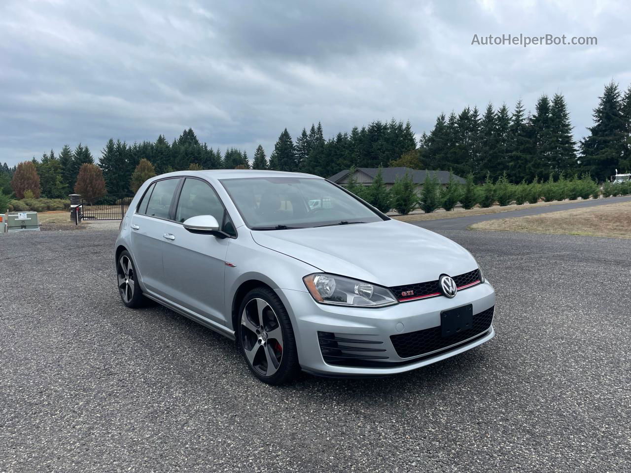 2017 Volkswagen Gti S Silver vin: 3VW4T7AUXHM000662