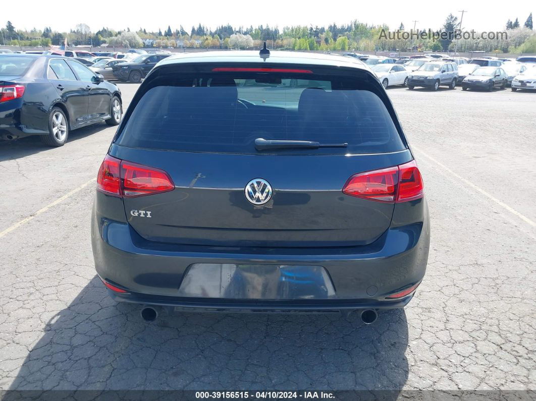 2017 Volkswagen Golf Gti S 4-door Gray vin: 3VW4T7AUXHM002945