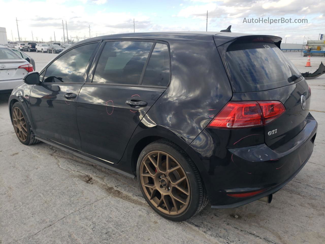 2017 Volkswagen Gti S Black vin: 3VW4T7AUXHM016604