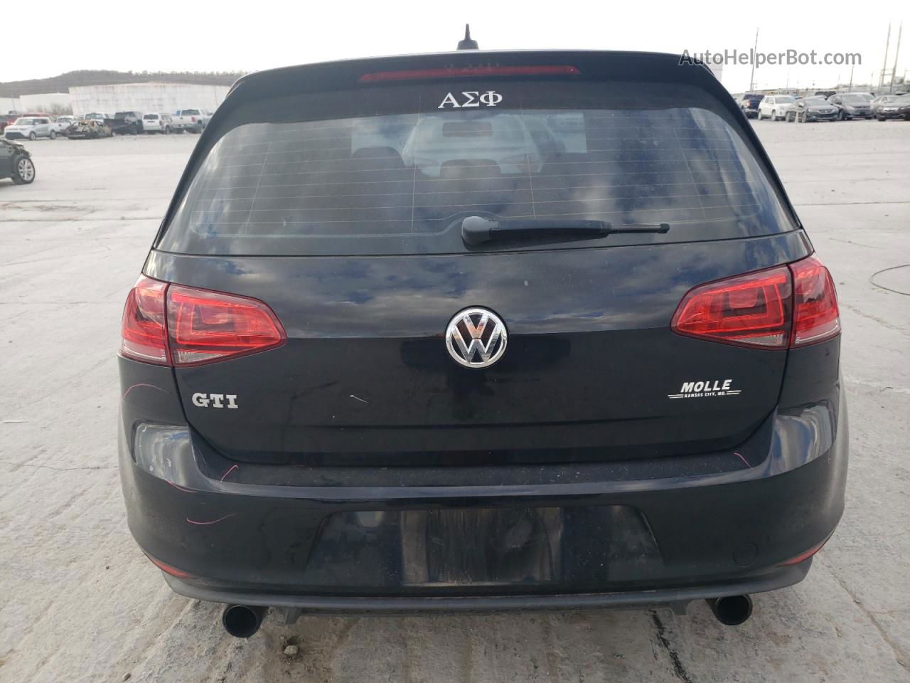 2017 Volkswagen Gti S Black vin: 3VW4T7AUXHM016604