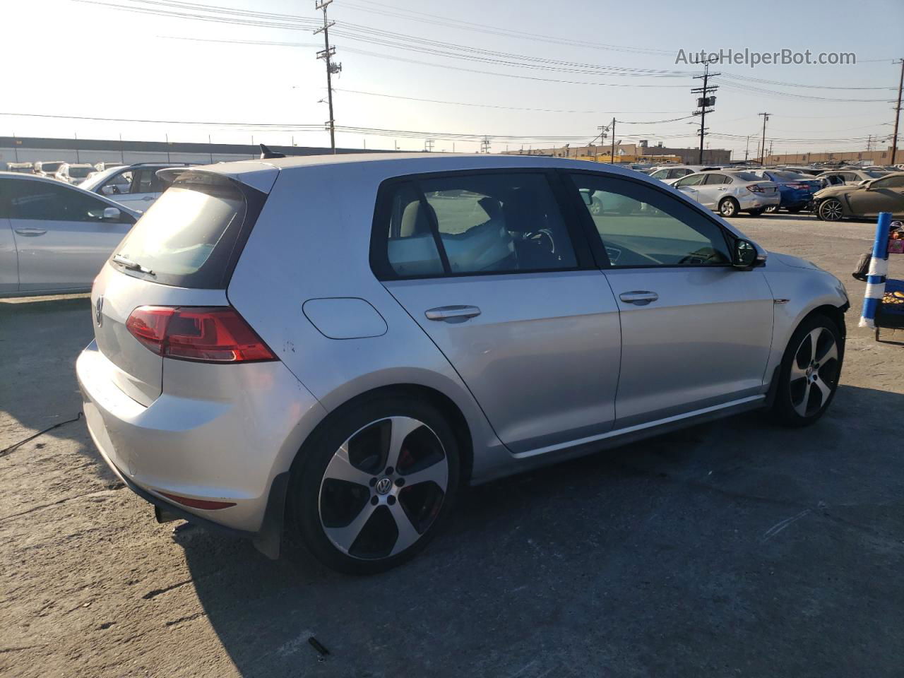 2017 Volkswagen Gti S Silver vin: 3VW4T7AUXHM028073