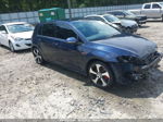 2017 Volkswagen Golf Gti S/se/autobahn/sport Синий vin: 3VW4T7AUXHM068220