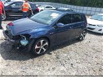 2017 Volkswagen Golf Gti S/se/autobahn/sport Blue vin: 3VW4T7AUXHM068220