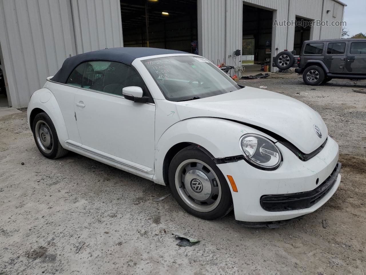 2016 Volkswagen Beetle S/se White vin: 3VW507AT0GM810966