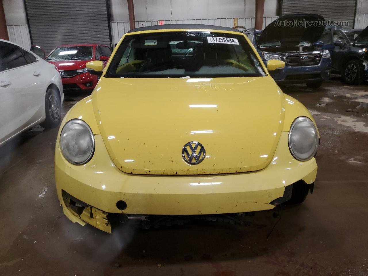 2014 Volkswagen Beetle  Yellow vin: 3VW507AT3EM820355