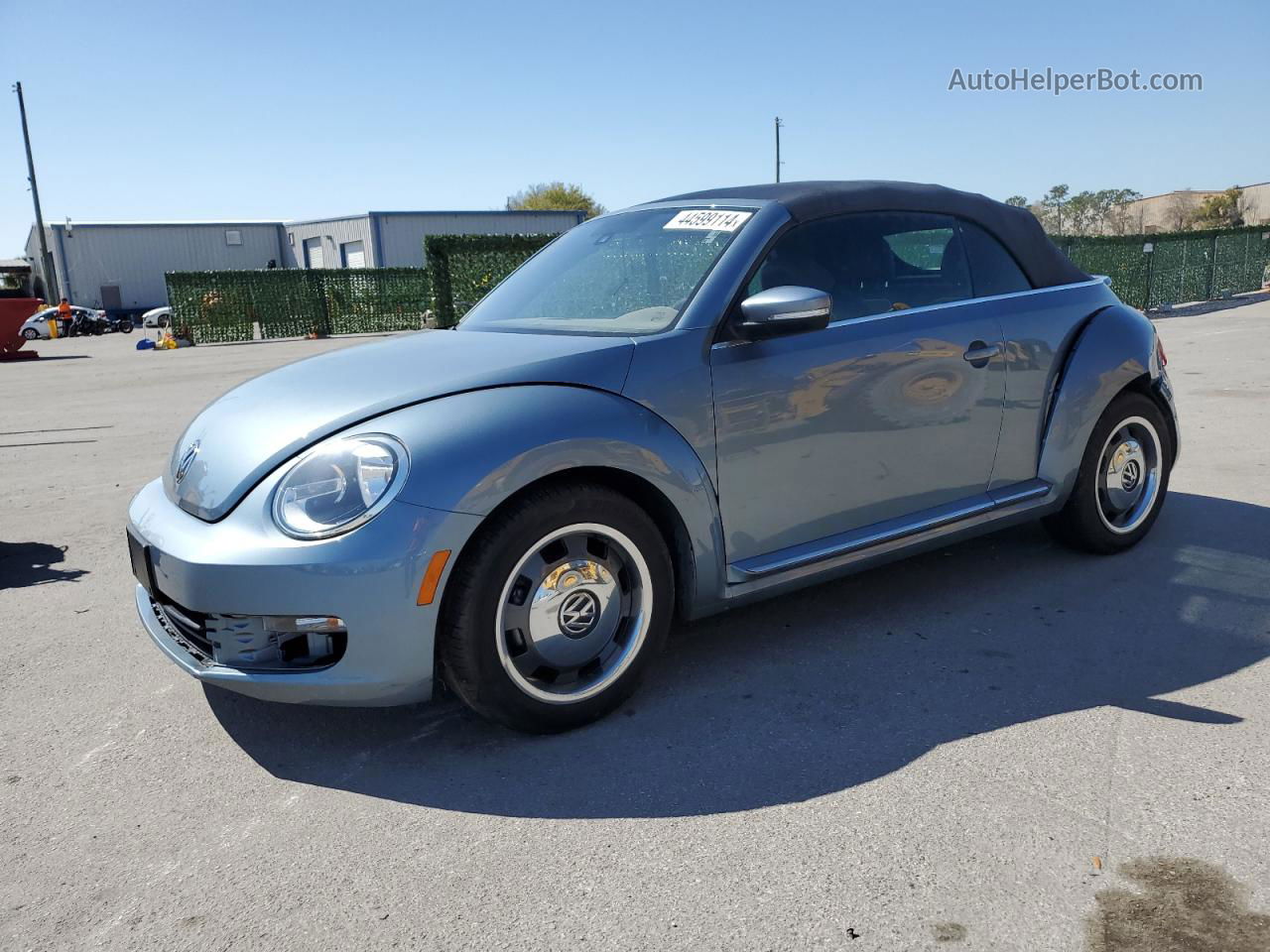 2016 Volkswagen Beetle S/se Blue vin: 3VW507AT3GM811819