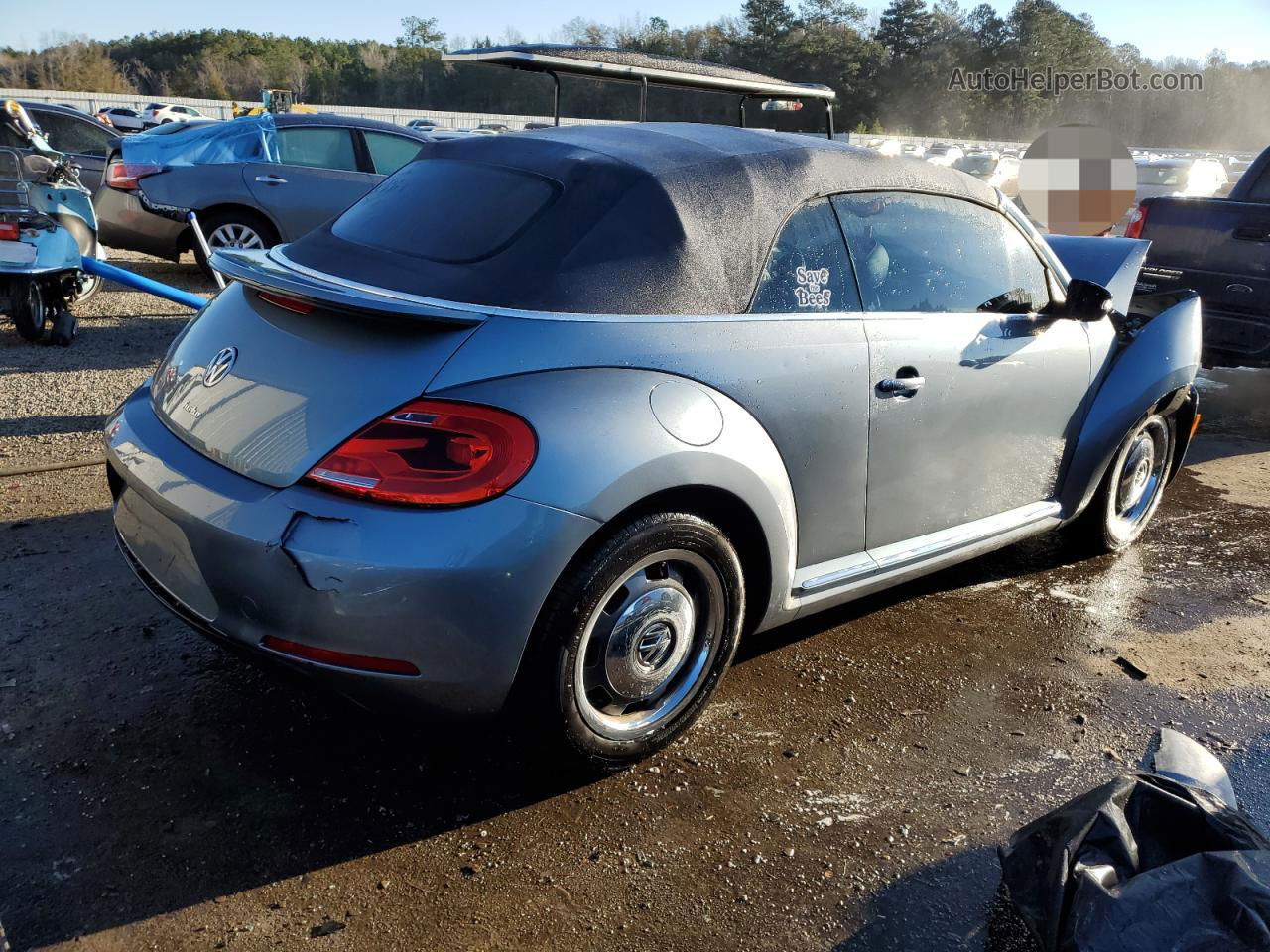 2016 Volkswagen Beetle S/se Gray vin: 3VW507AT5GM816598