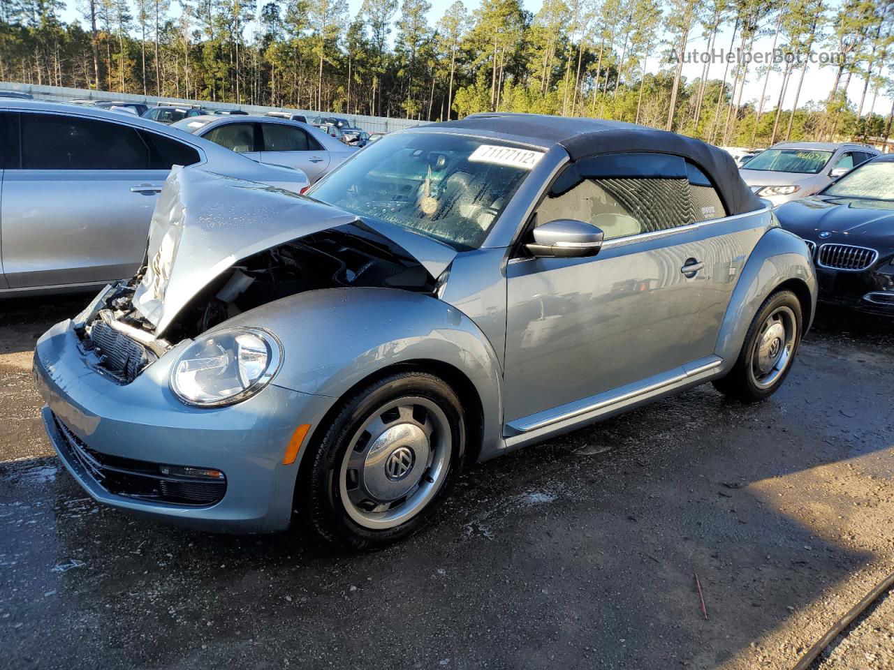 2016 Volkswagen Beetle S/se Gray vin: 3VW507AT5GM816598