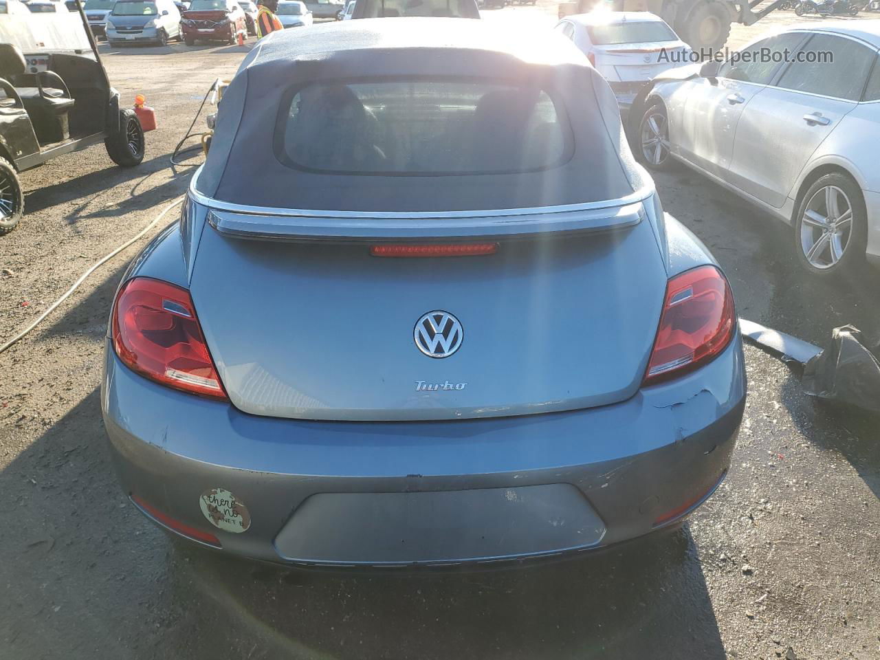 2016 Volkswagen Beetle S/se Gray vin: 3VW507AT5GM816598