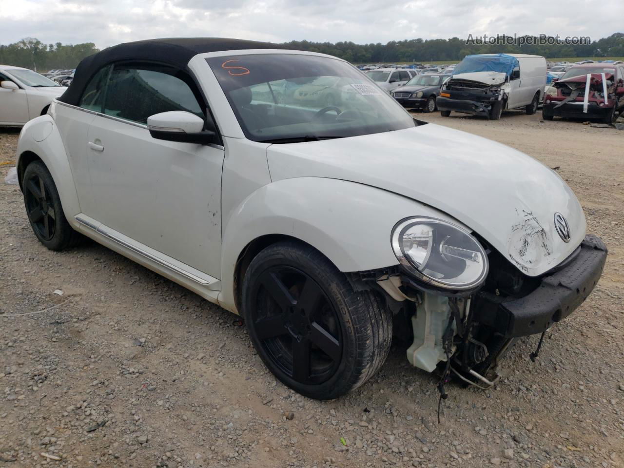 2016 Volkswagen Beetle S/se White vin: 3VW507ATXGM803197