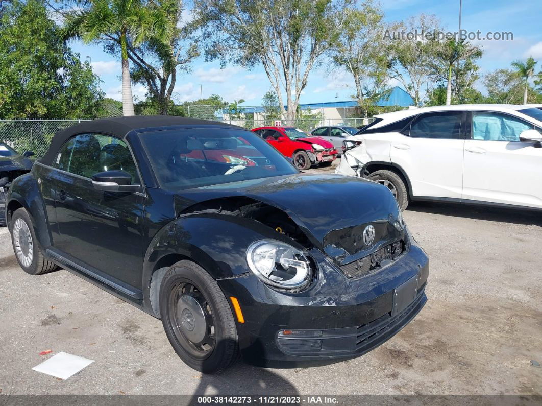 2014 Volkswagen Beetle 1.8t Black vin: 3VW517AT0EM815353