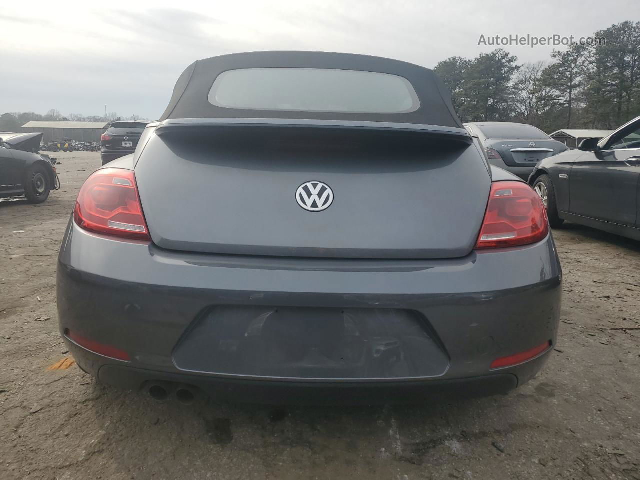 2014 Volkswagen Beetle  Серый vin: 3VW517AT1EM817158