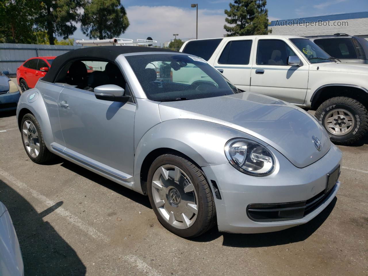 2016 Volkswagen Beetle S/se Silver vin: 3VW517AT1GM808639