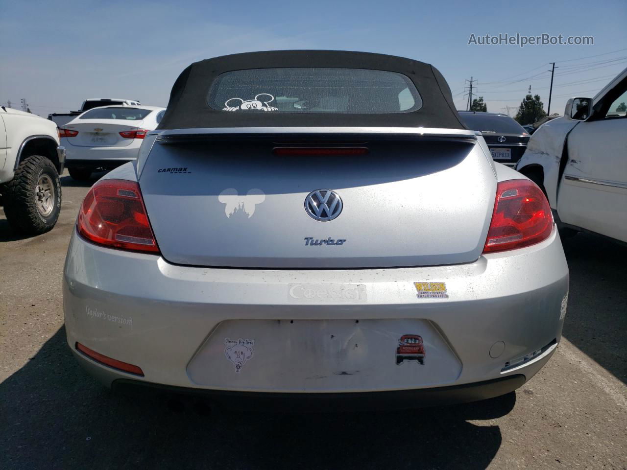 2016 Volkswagen Beetle S/se Silver vin: 3VW517AT1GM808639