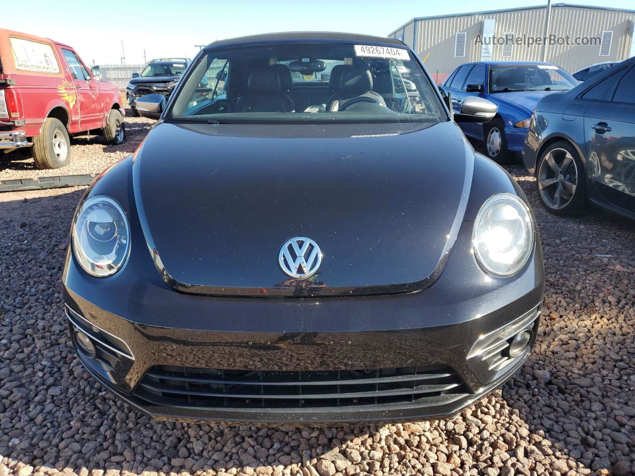 2014 Volkswagen Beetle  Черный vin: 3VW517AT2EM818044