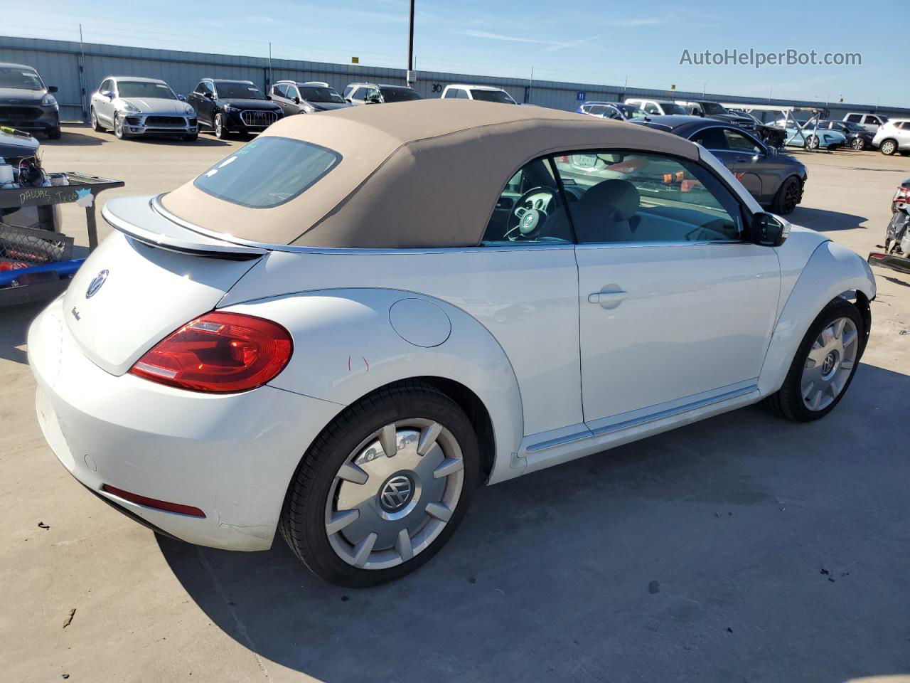 2016 Volkswagen Beetle S/se White vin: 3VW517AT2GM812716