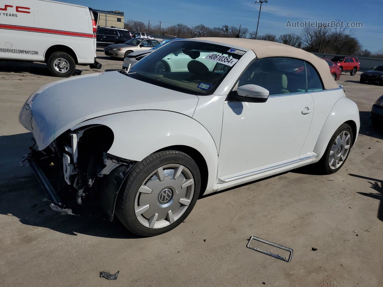 2016 Volkswagen Beetle S/se White vin: 3VW517AT2GM812716