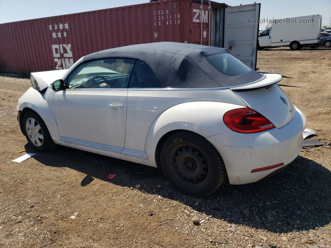 2016 Volkswagen Beetle S/se White vin: 3VW517AT2GM819553