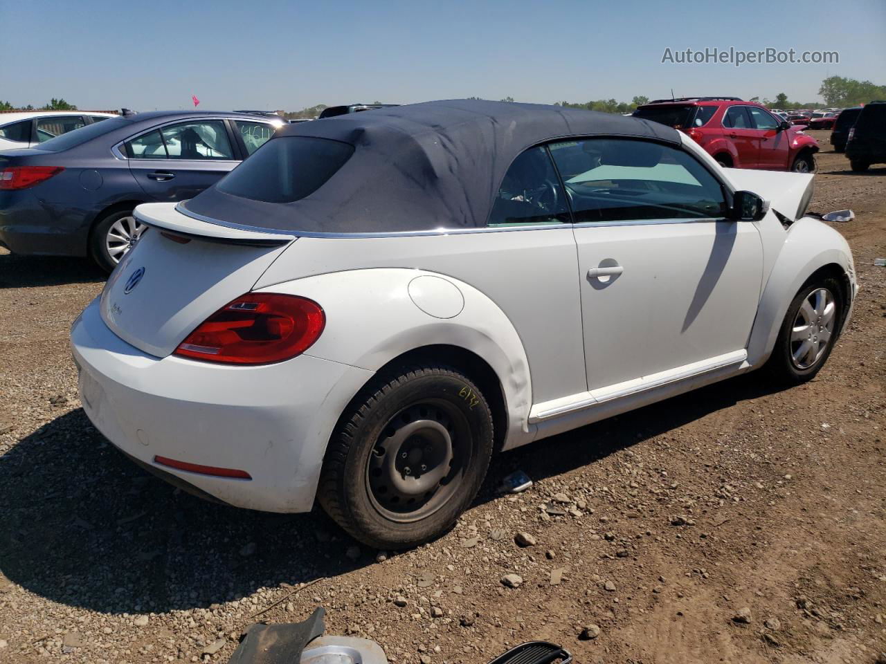 2016 Volkswagen Beetle S/se Белый vin: 3VW517AT2GM819553