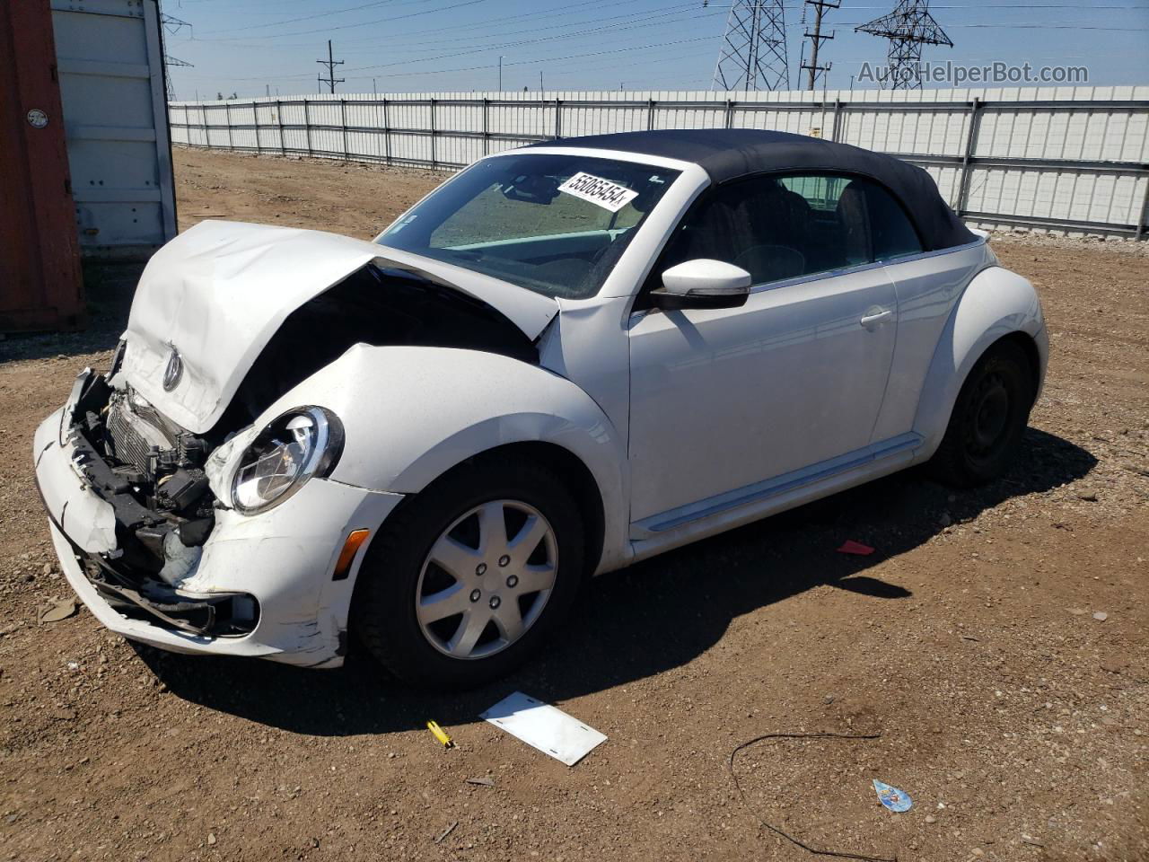 2016 Volkswagen Beetle S/se White vin: 3VW517AT2GM819553