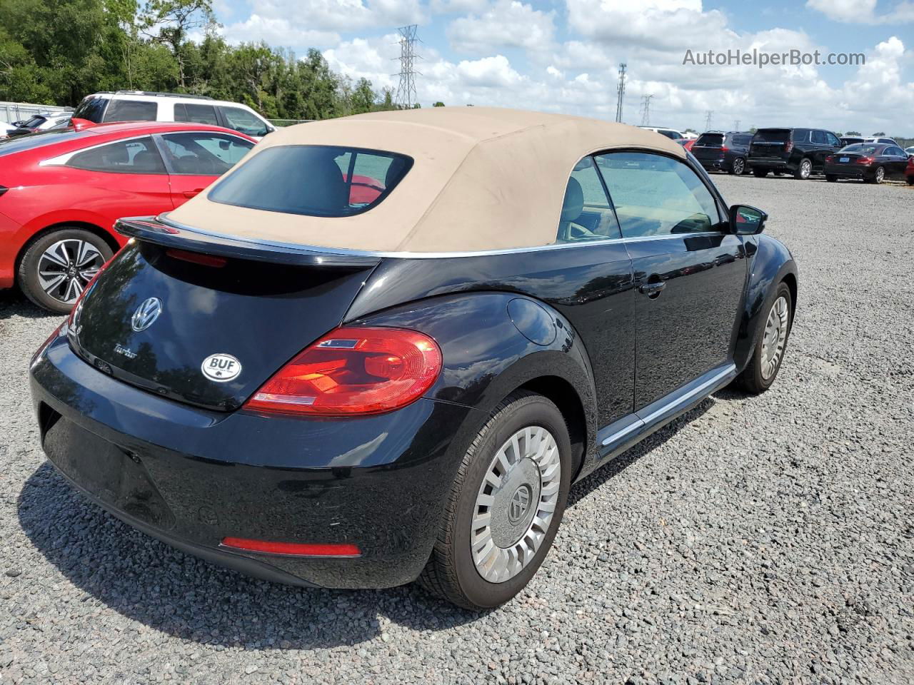 2016 Volkswagen Beetle S/se Черный vin: 3VW517AT3GM805502