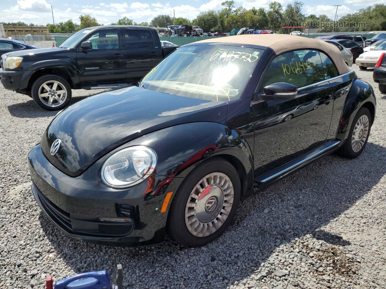 2016 Volkswagen Beetle S/se Black vin: 3VW517AT3GM805502