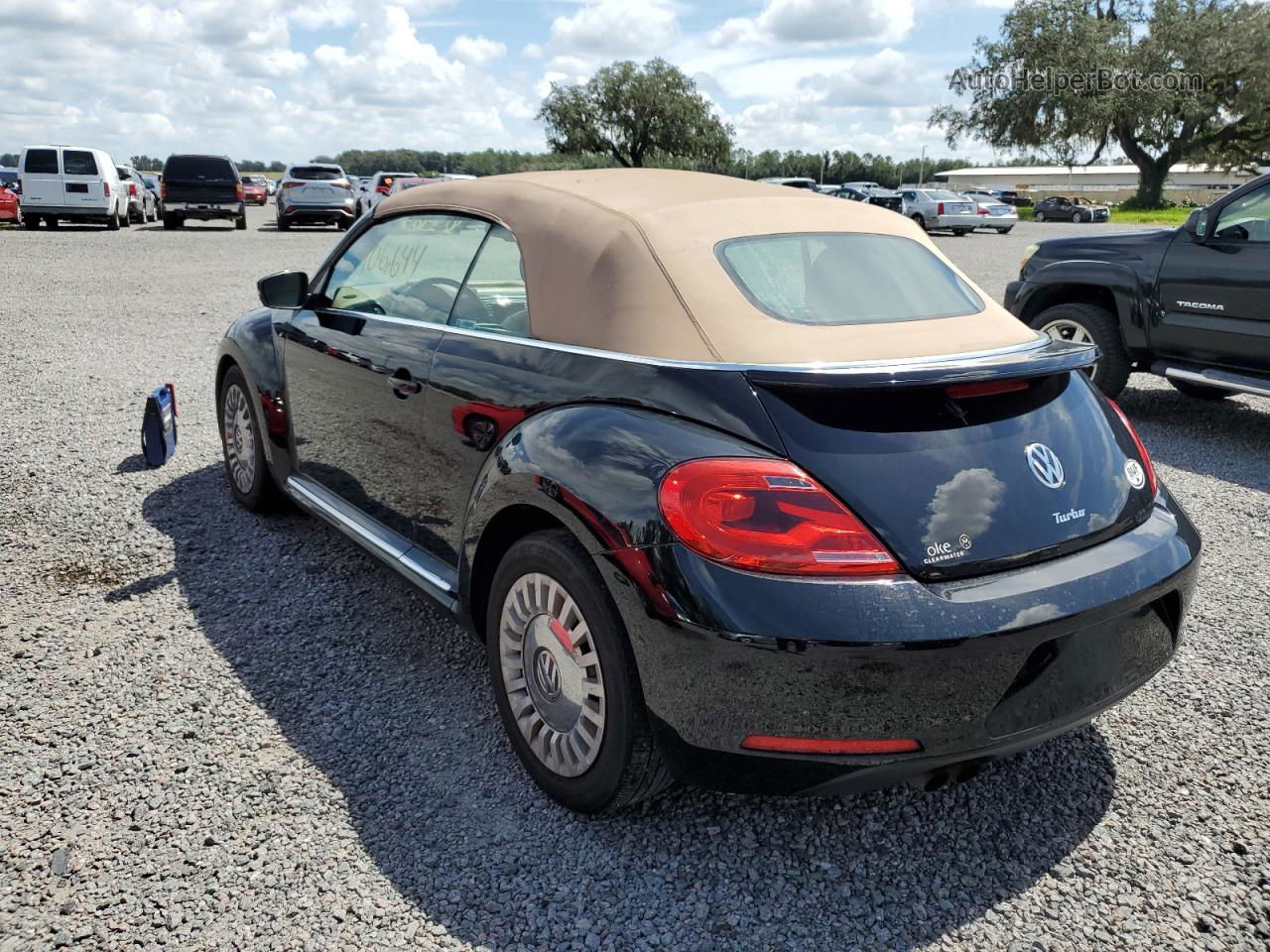 2016 Volkswagen Beetle S/se Black vin: 3VW517AT3GM805502