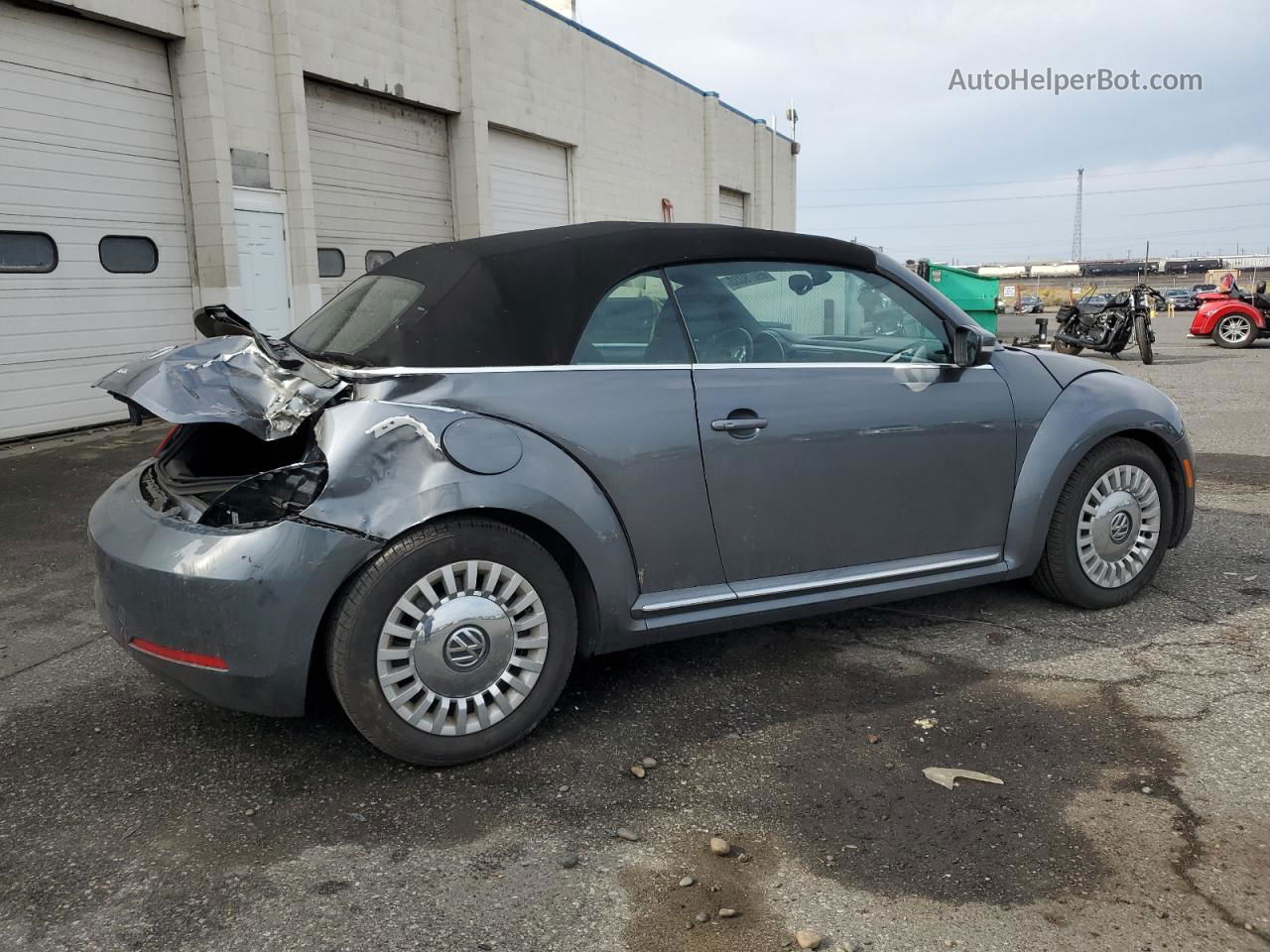 2016 Volkswagen Beetle S/se Gray vin: 3VW517AT3GM805581