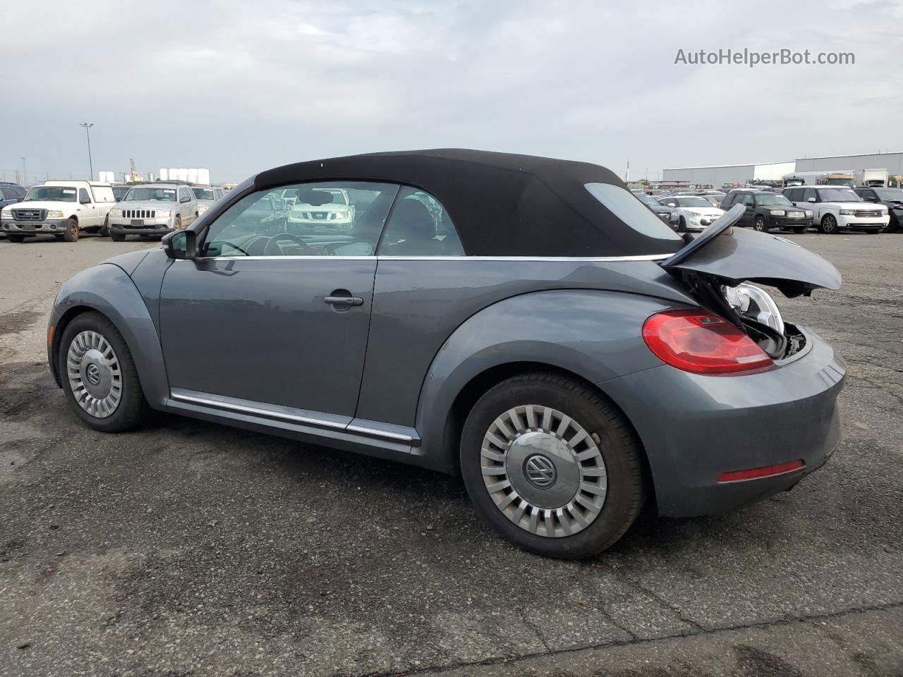 2016 Volkswagen Beetle S/se Gray vin: 3VW517AT3GM805581