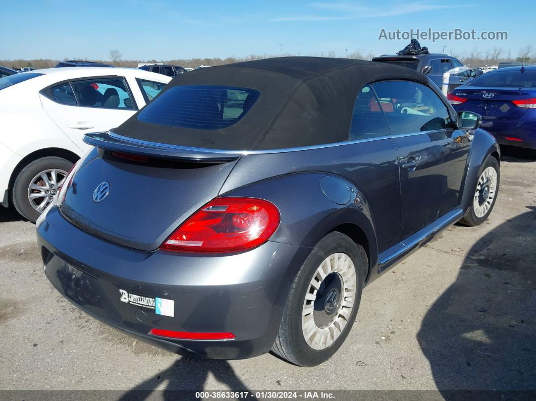 2014 Volkswagen Beetle 1.8t Gray vin: 3VW517AT4EM813718